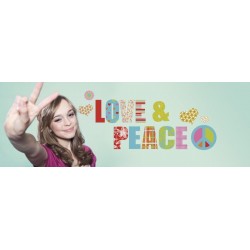 Wall Sticker WORDS 17718 Love And Peace