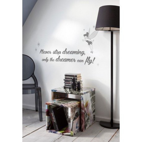 Autocollant mural WORDS DISNEY by KOMAR 14001 Never Stop Dreaming