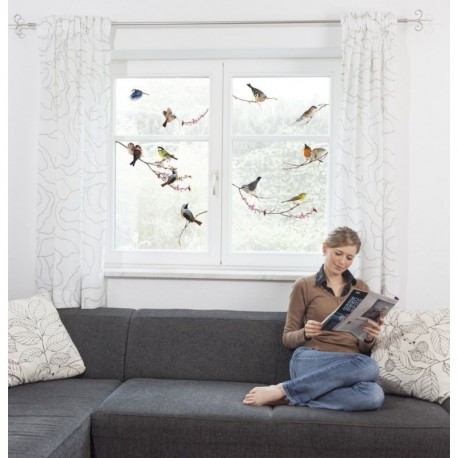 Window Sticker LANDSCAPE 16003 Birds