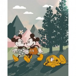Mural DISNEY by KOMAR IADX4-102 Mickey And Minnie Embrace Nature