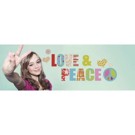Wall Sticker WORDS 17718 Love And Peace
