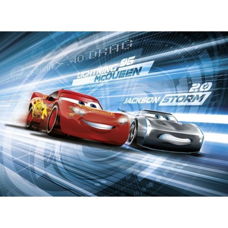 Mural DISNEY by KOMAR 4-423 Cars3 Simulation