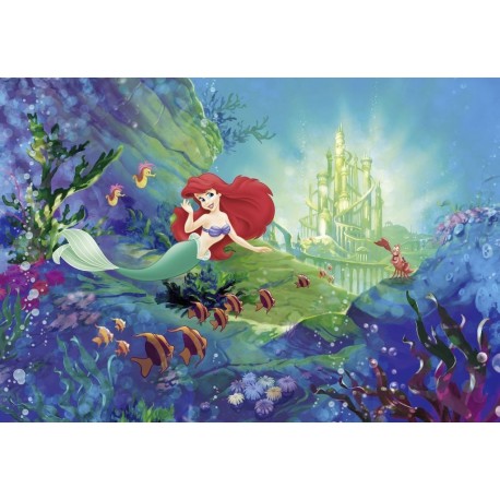 Fotomural DISNEY by KOMAR 8-4021 Ariel's Castle