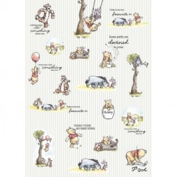 Fotomural DISNEY by KOMAR DX4-001 Winnie Pooh Stripes
