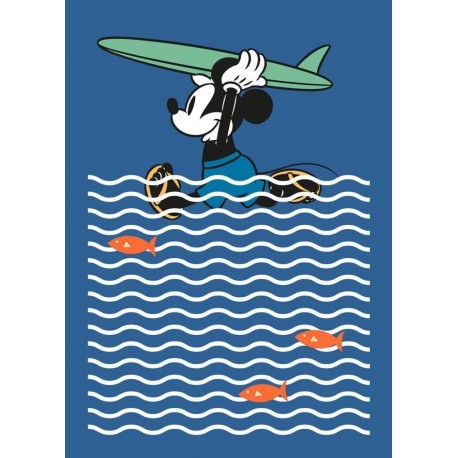 Mural DISNEY by KOMAR DX4-025 Mickey Gone Surfin