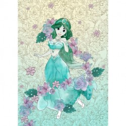 Mural DISNEY by KOMAR DX4-080 Jasmin Pale Flowers