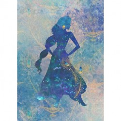 Mural DISNEY by KOMAR DX4-081 Jasmin Silhouette