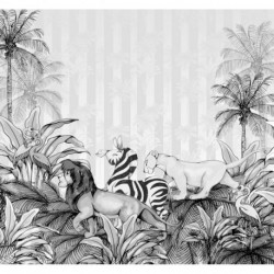 Mural DISNEY by KOMAR DX6-009 Lion King Monochrome
