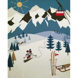 Mural DISNEY by KOMAR IADX4-039 Mickey Alpine