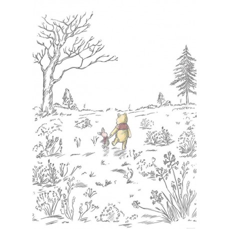 Mural DISNEY by KOMAR IADX4-043 Winnie The Pooh Walk