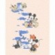 Mural DISNEY by KOMAR IADX4-099 Mickey Artsy Flow