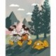 Fotomural DISNEY by KOMAR IADX4-102 Mickey And Minnie Embrace Nature