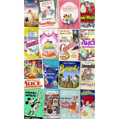 Mural DISNEY by KOMAR VD-040 Disney Movie Posters Retro Girls