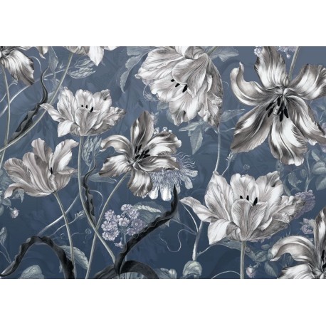 Mural FLORAL AND WELLNESS X7-1041 Merian Blue