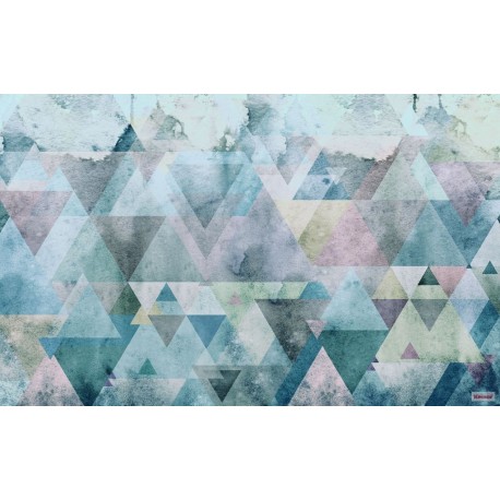 Fotomural GALLERY P018A-VD4 Triangles Blue