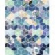 Mural GALLERY P024-VD2 Geometric Blue