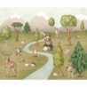 Mural KIDS by KOMAR IAX6-0050 Neighbor Wood Meetings