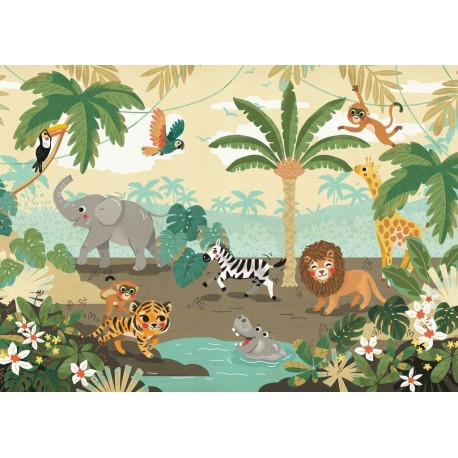 Mural KIDS by KOMAR IAX7-0054 Baby Safari