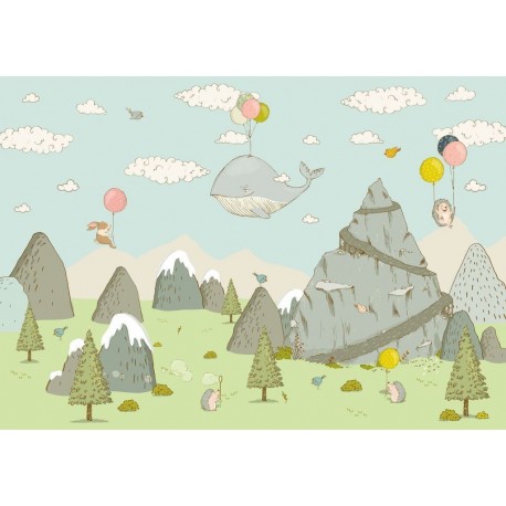 Fotomural KIDS by KOMAR IAX8-0028 Mountain Traveler