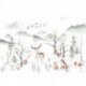Mural KIDS by KOMAR IAX8-0034 Cozy Woods