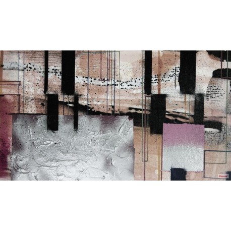 Fotomural ROSWITHA HUBER PRH-0893 Squares Dropping