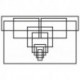 Fotomural ROSWITHA HUBER PRH-1237 Mills Board Center Black and White