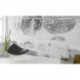 Mural ROSWITHA HUBER RH-0008 Rolls Rolling Grey White