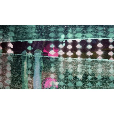 Fotomural ROSWITHA HUBER RH-0300 Zigzag Spangling Mint