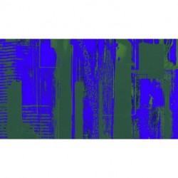 Mural ROSWITHA HUBER RH-0758 Straight Upright Blue Apple