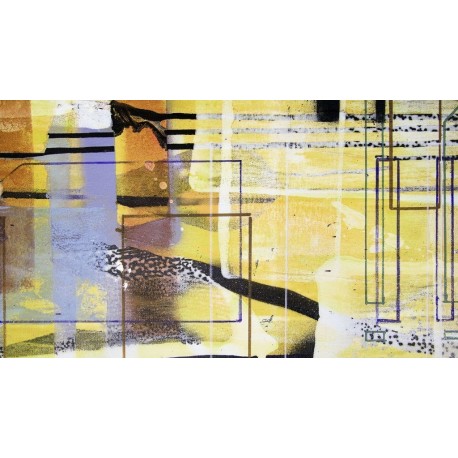 Fotomural ROSWITHA HUBER RH-0838 Columns Hanging Yellow