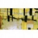 Fotomural ROSWITHA HUBER RH-0888 Squares Dropping Grey Yellow