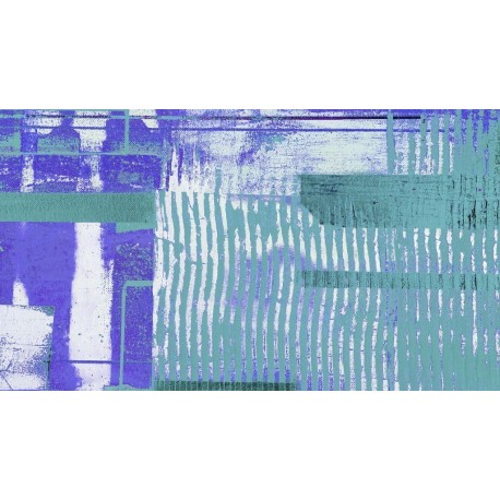 Fotomural ROSWITHA HUBER RH-0898 Lines Mellow Turquise