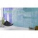 Mural ROSWITHA HUBER RH-0898 Lines Mellow Turquise