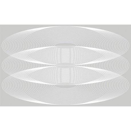 Fotomural ROSWITHA HUBER RH-1058 Eyes Wide Open Trio White Grey