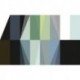 Fotomural ROSWITHA HUBER RH-1098 Gem Stone Rhombus Black Green Bleu