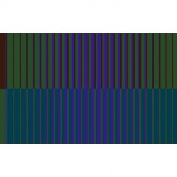 Mural ROSWITHA HUBER RH-1188 Lamello Mezzo Differ Green Petrol Blue
