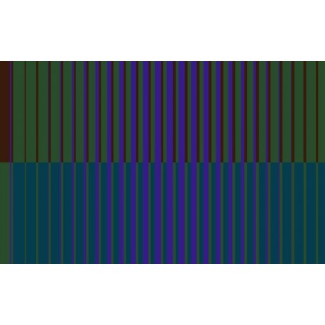 Mural ROSWITHA HUBER RH-1188 Lamello Mezzo Differ Green Petrol Blue