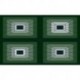 Mural ROSWITHA HUBER RH-1248 Morning Sun Green Dark Blue