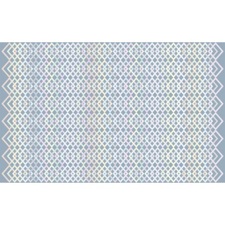 Fotomural ROSWITHA HUBER RH-1408 Structure Rhombus Bleu Pastell