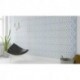 Mural ROSWITHA HUBER RH-1408 Structure Rhombus Bleu Pastell
