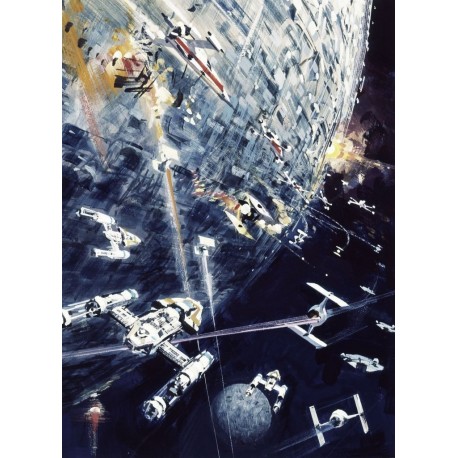 Mural STAR WARS by KOMAR 012-DVD2 Star Wars Classic Dogfight