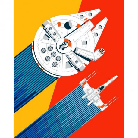 Fotomural STAR WARS by KOMAR IADX4-093 Star Wars Wingman