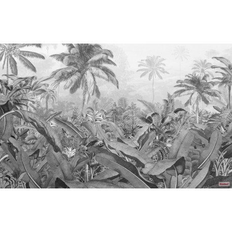 Mural TROPICAL P013-VD4 Amazonia Black And White