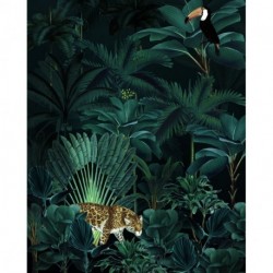 Mural TROPICAL X4-1027 Jungle Night