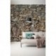Fotomural WOOD AND STONES 727-DV3 Stone Wall