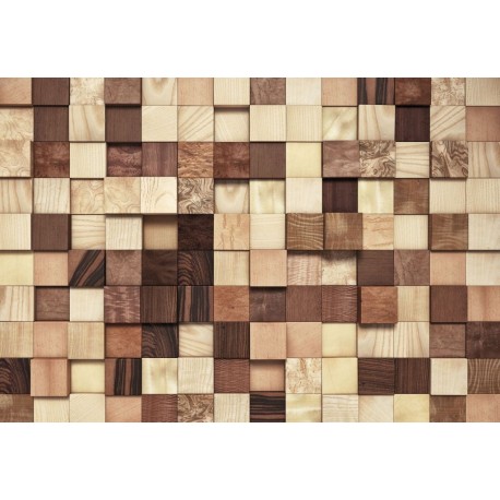 Fotomural WOOD AND STONES 8-978 Lumbercheck
