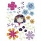 Autocollant mural KIDS by KOMAR 17002 Flowerine