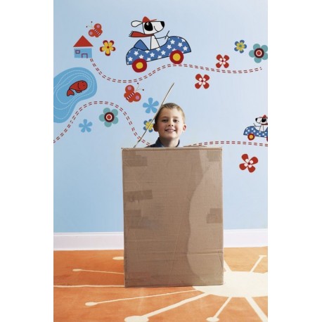 Autocollant mural KIDS by KOMAR 17003 Dogs Day