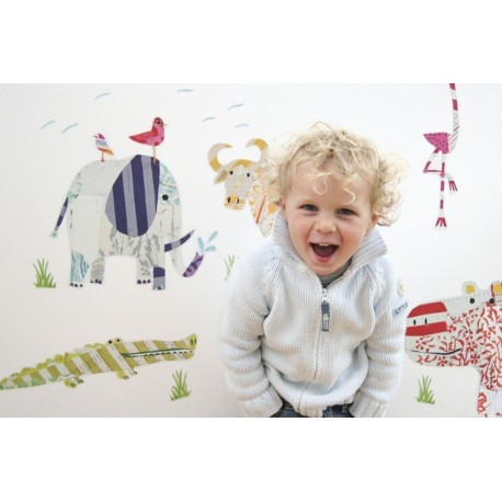 Autocollant mural KIDS by KOMAR 17026 Safari