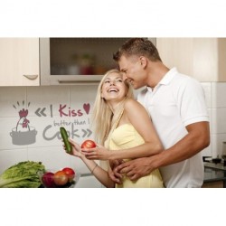 Autocollant mural WORDS 17801 I Kiss Better Than